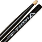 Baqueta Vater 5B Eternal Black VHEB5BW Padrão 5B Clássica Preta em Hickory Made in USA