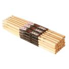 Baquetas Casafoyer Hickory 5A Punta de Nylon Paquete de 12 Pares x2