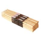 Baquetas OnStage Hickory 2B Ponta de Madeira 12 Pares Baquetas OnStage Hickory 2B Ponta de Madeira 12 Pares