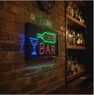 BAR 220V Painel de led placa luminoso LED PISCA
