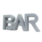 BAR Palavra Decoração Letras Prateleiras Bandejas Sala BR20