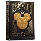 Baralho bicycle disney black & gold mickey jogos magica coleção de cartas copag