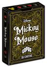Baralho Cartas Tradicional Tema Mickey Mouse Preto E Dourado