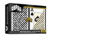 Baralho class 1546 elite preto e dourado estojo duplo cartas Copag