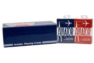 Baralho de Cartas Aviator Standard Index - 12 Cartas Vermelhas