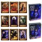 Baralho de cartas de tarô Cat Fantasy Divination para leitura de tarô