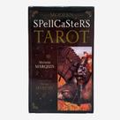 Baralho de cartas de tarô Modern Spellcasters com 50 cartas pretas Baralho de cartas de tarô Modern Spellcasters com 50 cartas pretas