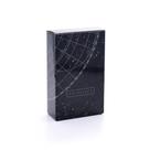 Baralho de cartas de tarô True Black Elegant Oracle Divination
