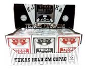 Baralho Plastico Copag Texas Holdem Poker Naipe Pequeno C/12