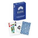 Baralho Plástico Elite Azul Copag 55 Cartas Naipe Grande AZ
