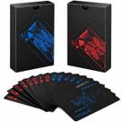 Baralho Preto Black À Prova Dágua 54 Cartas PVC Flexível Plástico Premium Luxo Impermeável para Poker Truco Canastra Resistente e Sofisticado
