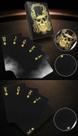 Baralho Skull Profissional Dourado e Preto 54 Cartas Baralho Skull Profissional Dourado e Preto 54 Cartas