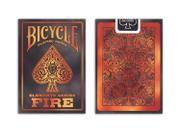 Baralhos de Cartas Bicycle Elemento Fogo Tamanho Poker 2 Pacotes