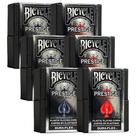 Baralhos de Plástico Bicycle Prestige 6 Unidades Azul e Vermelho