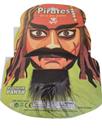Barba e bigode falso preta pirata Fantasia Adulto/ Infantil Barba e bigode falso preta pirata Fantasia Adulto/ Infantil