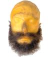 Barba falsa postiça Castanho claro Cabelo Natural + bigode