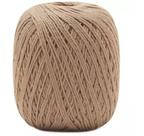 Barbante Barroco MaxColor nº 6 200g Cor 7727 Caqui Bege - Ideal para Decoração
