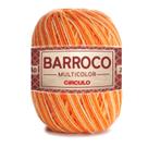 Barbante Barroco Multicolor 200 Gramas Espessura Fio n 6 Circulo Matizado e Mesclado para Crochê, Tricô, Flor e Amigurumi