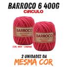 Barbante barroco multicolor circulo n 06 400g kit 02 un