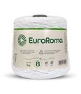 Barbante Colorido Euroroma 1 Kilo Fio Nº8 de 1312 TEX e 762 Metros Crochê e Tricô
