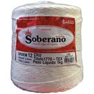 Barbante Cru Soberano Cone de 1 Kilo Fio Espessura N 2, 3, 4, 6, 8, 10, 12 e 14 para Crochê, Tricô e Artesanato