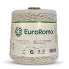 Barbante Cru Têxtil Euro Roma 1kg Artesanato Sustentável -