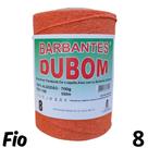 Barbante Dubom Abóbora - 700Gr - Fio 8 - 550m