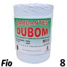 Barbante Dubom Branco Neve - 700Gr - Fio 8 - 550m