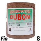 Barbante Dubom Castanho - 1 Kg - Fio 8 - 780m