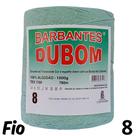 Barbante Dubom Verde Água - 1 Kg - Fio 8 - 780m