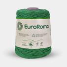 Barbante euroroma colorido 06 fios cor 803 verde bandeira unidade