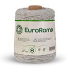 Barbante euroroma colorido 08 fios cor 300 caqui unidade