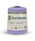 Barbante euroroma colorido 08 fios cor 600 lilás claro unidade