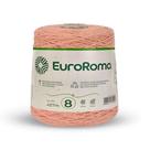Barbante euroroma colorido 08 fios cor 700 salmão unidade Barbante euroroma colorido 08 fios cor 700 salmão unidade