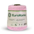 Barbante euroroma colorido 4/4 cor 510 rosa bebê unidade
