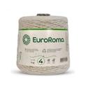 Barbante EuroRoma Cru 1 kilo - Fio Sustentável para Crochê, Tricô, Tapetes e Artesanato