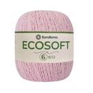 Barbante euroroma ecosoft 06 fios cor 510 rosa bebê unidade