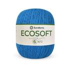 Barbante euroroma ecosoft 06 fios cor 901 azul piscina unidade