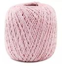 Barbante para Crochê EUROROMA Brilho Prata 4/6 400g Cor 510 Rosa Bebê