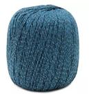 Barbante para Crochê Roma Brilho Prata 4/6 400g - Cor 902 Azul Petróleo
