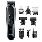 Barbeador Aparador de Pelos Eletrico Shaver Barba Cabeça nariz orelha Axilas Maquina Barbear KM690 5 em 1