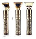 Barbeador De Cabelo Elétrico Vintage Dourado BUDA OU DRAGAO