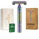 Barbeador de segurança Vikings Blade Chieftain Aurora + 5 lâminas