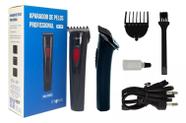 Barbeador e aparador Inova Profissional kit Completo Cor Preta