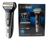Barbeador Elétrico 3 em 1 Shaver Máquina para Depilar Barbear e Aparar Barba Nariz Orelha Sobrancelha Faz Pezinho Bivolt Kemei Durawell Model KM 6776