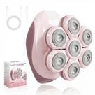 Barbeador elétrico Bartrimber 7D, rápido e indolor para mulheres, rosa