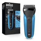 Barbeador Elétrico Braun Série 3 310s - Recarregável, Úmido e Seco