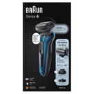 Barbeador elétrico Braun Series 6 6040cs Wet & Dry Blue