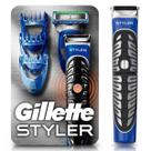 Barbeador Elétrico Gillette Styler Seco e Molhado