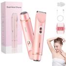 Barbeador elétrico Glow Aura 2 em 1 para depilação úmida e seca rosa Barbeador elétrico Glow Aura 2 em 1 para depilação úmida e seca rosa